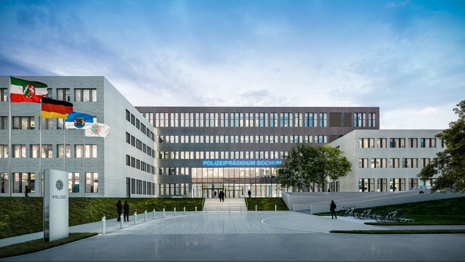 Entwurf Neubau Polizeipräsidium Bochum