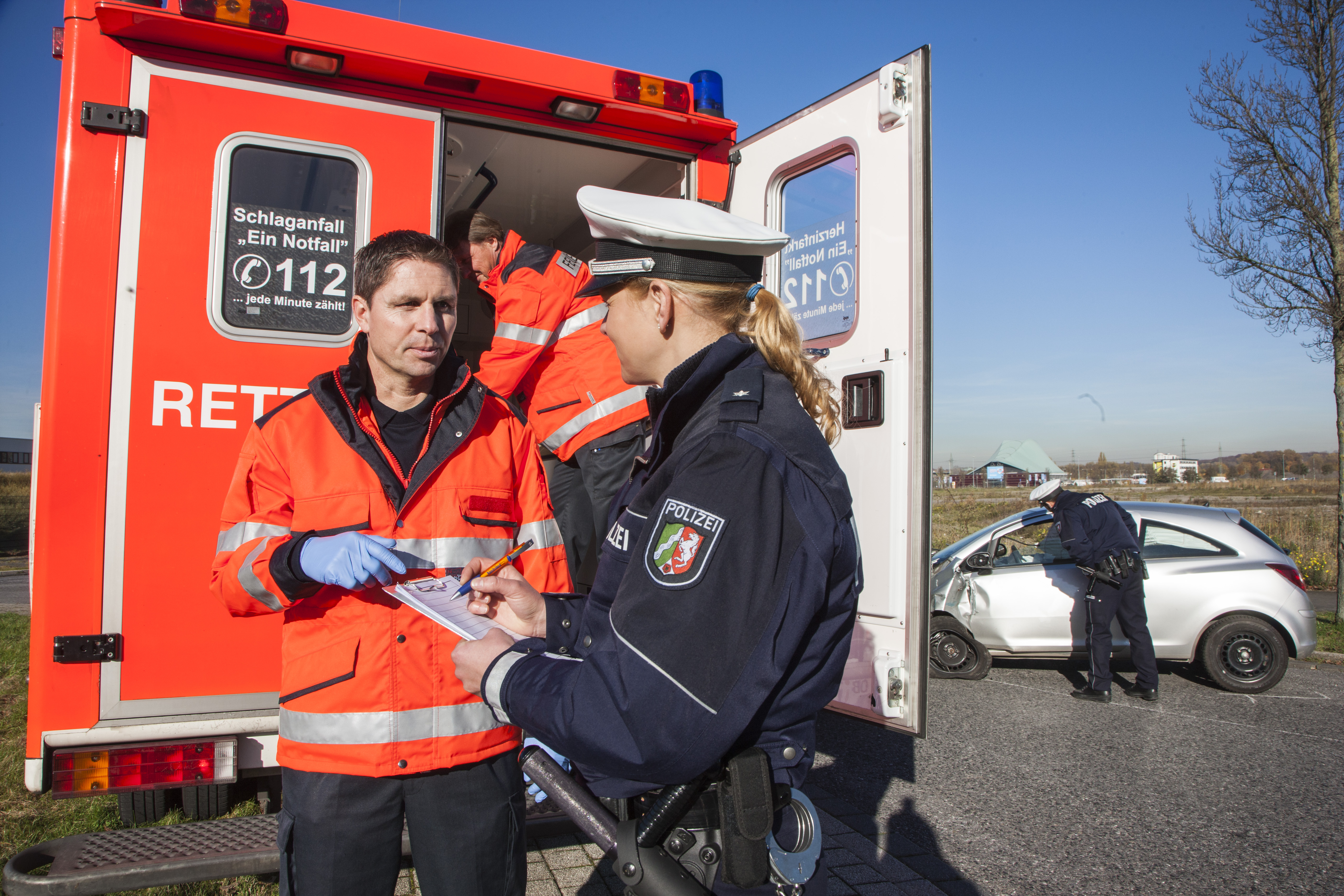 Zusammenarbeit Polizei und Rettungsdienst