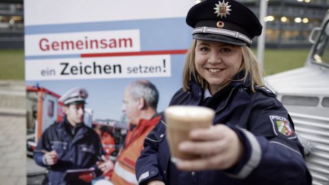 Coffee with a cop am 11. November in Düsseldorf