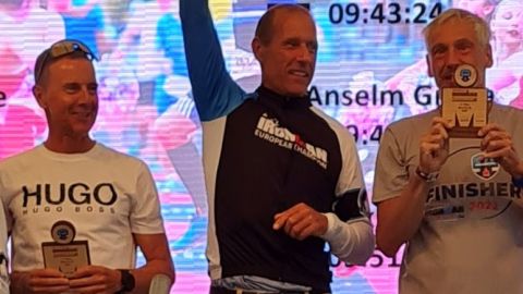 Siegerehrung Ironman Frankfurt 2022